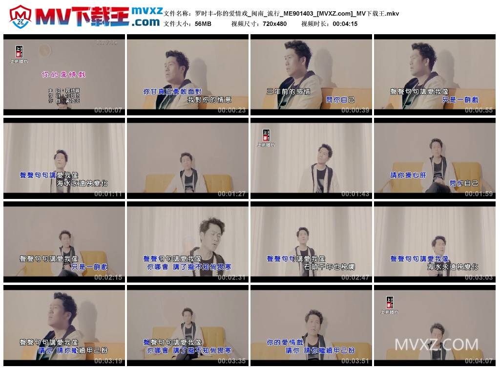罗时丰-你的爱情戏_闽南_流行_ME901403